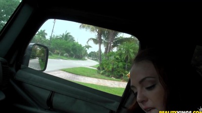 I was driving around straight away I noticed this cute