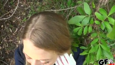 Sexy siren gets her shaved beaver filled with creampie